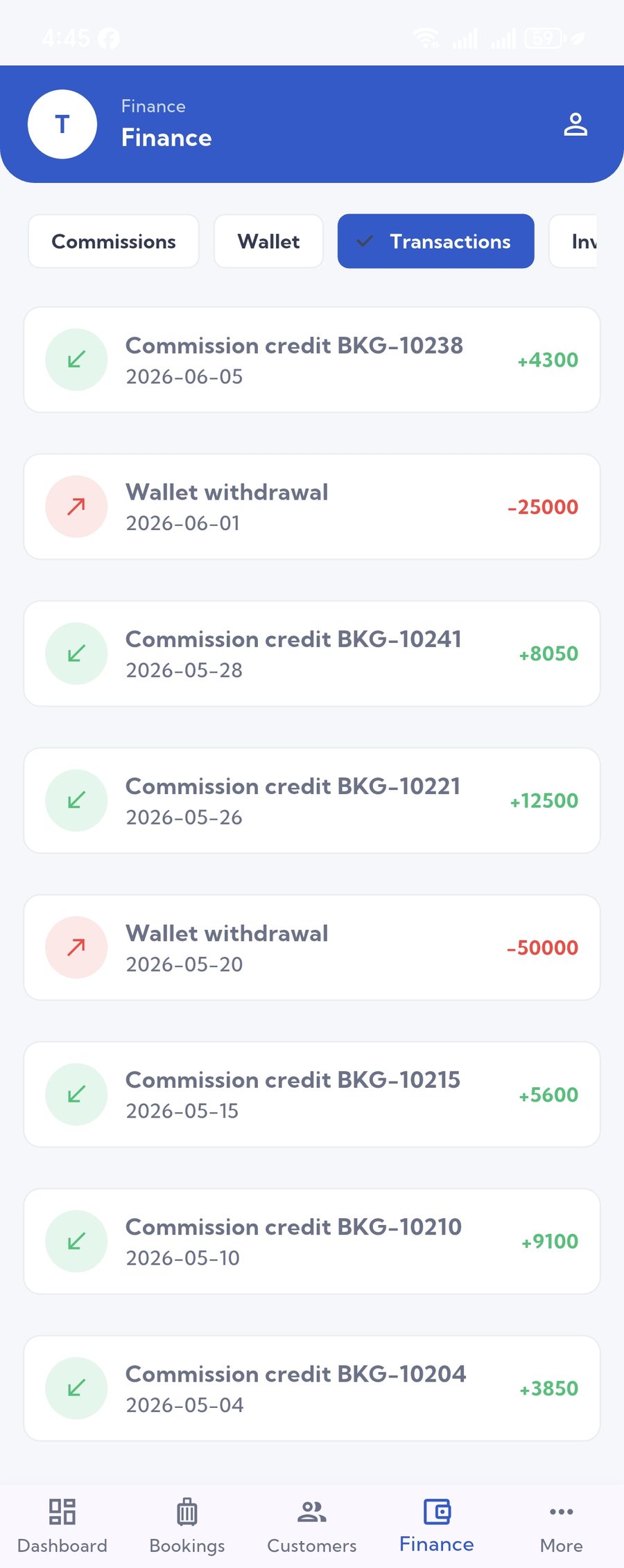 Transactions