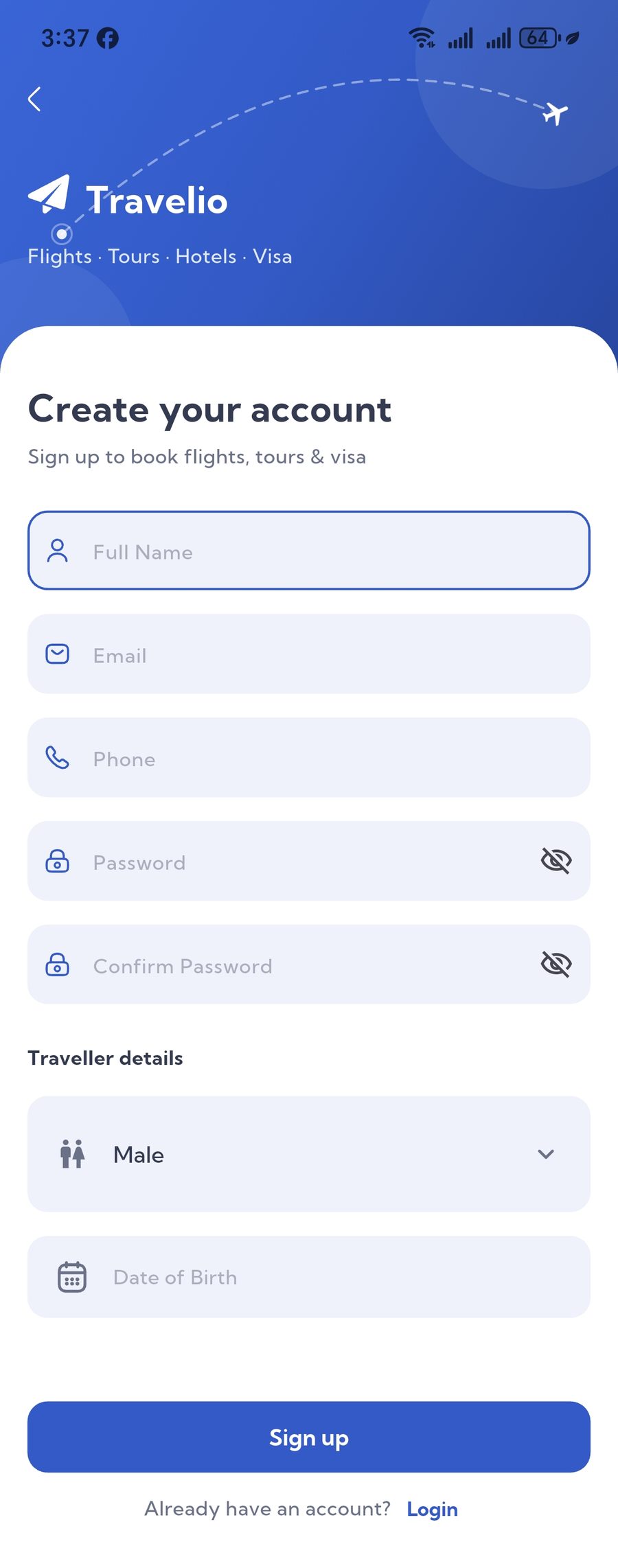 Sign up