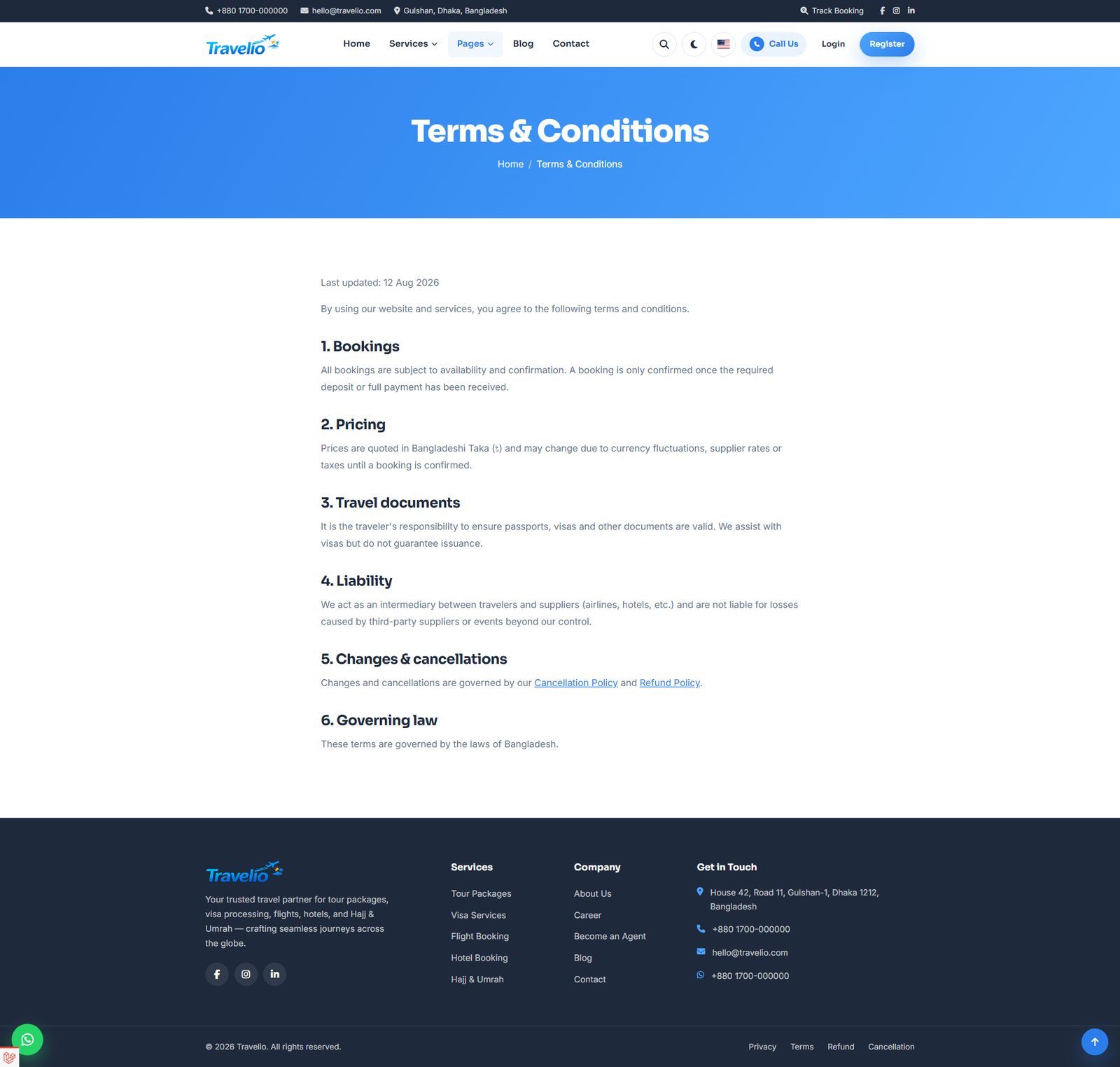 Terms & conditions